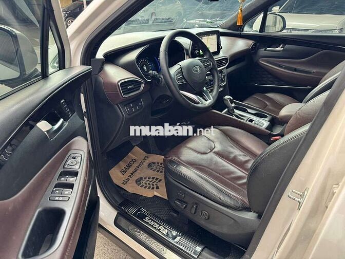 Hyundai Santafe 2020 Premium 2.4L,màu trắng,6v2