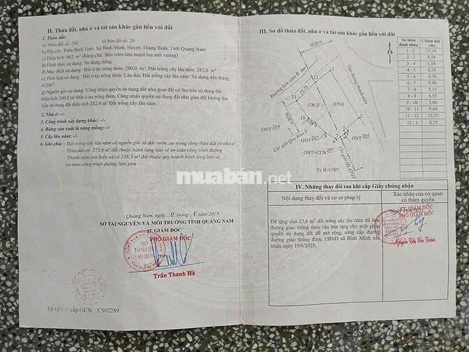 Cần Bán Góc 2 Mặt Tiền 10m5 Xã Thăng An Biển Bình Minh