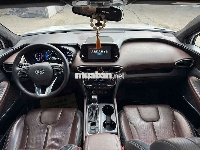 Hyundai Santafe 2020 Premium 2.4L,màu trắng,6v2
