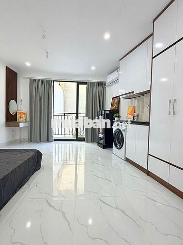 CHO THUÊ CĂN HỘ STUDIO FULL NỘI THẤT BAN CÔNG CỬA SỔ NGAY CHỢ MỸ ĐÌNH