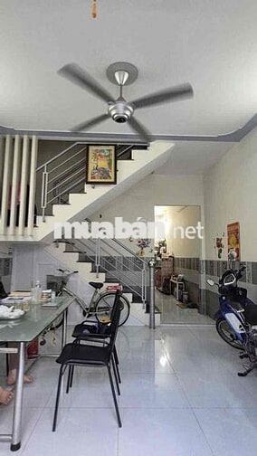 NHÀ ĐẸP 1 LẦU HẺM XE HƠI DÂN CƯ HIỆN HỮU ĐÔNG ĐÚC GIÁP TÂY LÂN