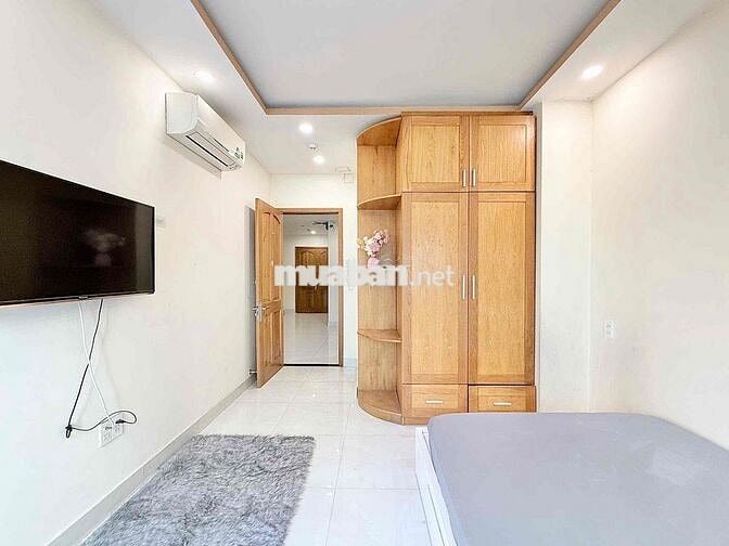 Cho thuê căn hộ 1pn tách bếp ban công thang máy full nt ở Lê Văn Sỹ q3