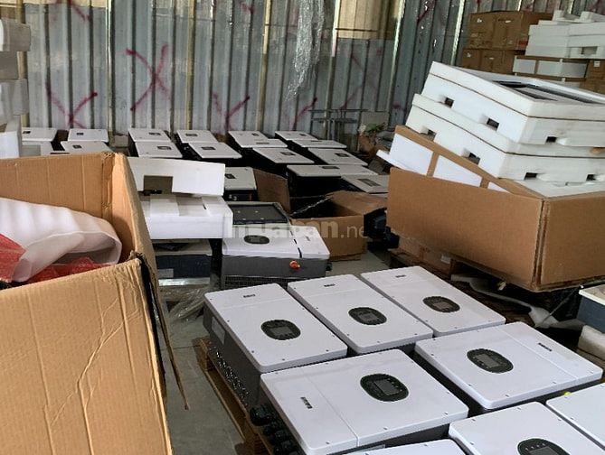 Thanh lý lô hàng pin, inverter năng lượng mặt trời cũ