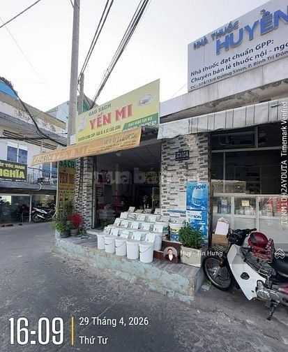 GÓC 2 MẶT ĐƯỜNG – HẺM XE HƠI 574 KINH DƯƠNG VƯƠNG – 7.5 x 10M, 5.9 TỶ.