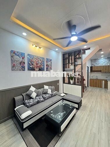 NHÀ Ở MỚI XÂY 100%-GẦN CHỢ, TRƯỜNG HỌC-KHU VỰC CẦU LỚN HÓC MÔN