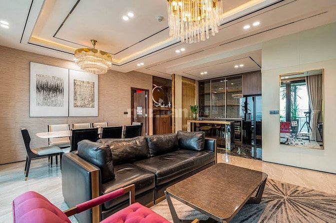 Bán căn hộ tại D'Edge Thảo Điền tầng trung, 188m2, 4PN-3WC, view sông