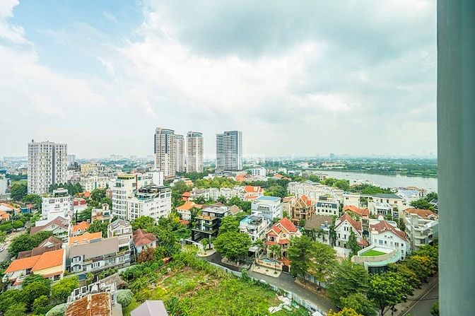 Bán căn hộ tại D'Edge Thảo Điền tầng trung, 188m2, 4PN-3WC, view sông