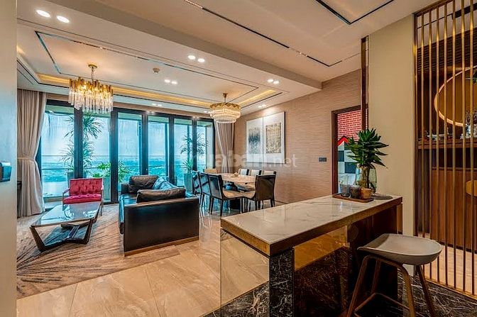 Bán căn hộ tại D'Edge Thảo Điền tầng trung, 188m2, 4PN-3WC, view sông