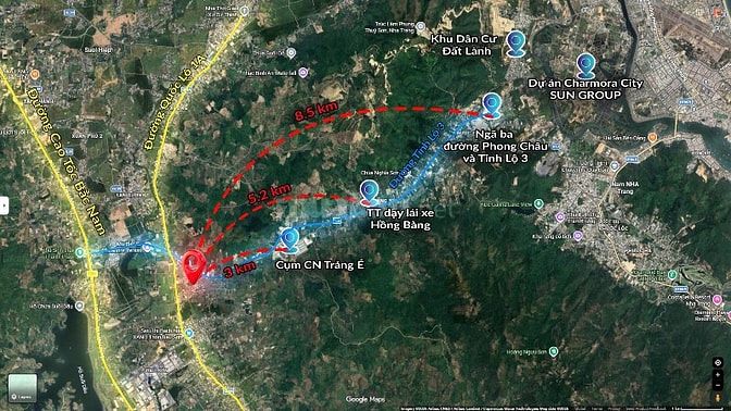 Hơn 600 triệu lô đất thổ cư cam lâm khánh hoà gần cao tốc nha trang 