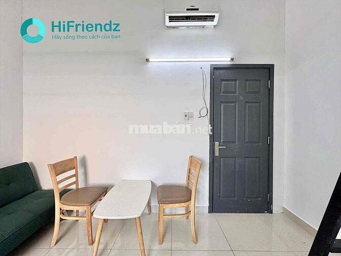 Căn hộ full nội thất có gác phù hợp ở 3-4 bạn Q8