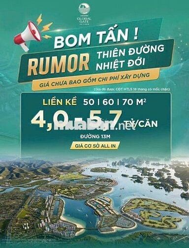 BÁN NHÀ LIỀN KỀ VINHOMES HẠ LONG XANH 60m2, nhỉnh hơn 4 tỉ