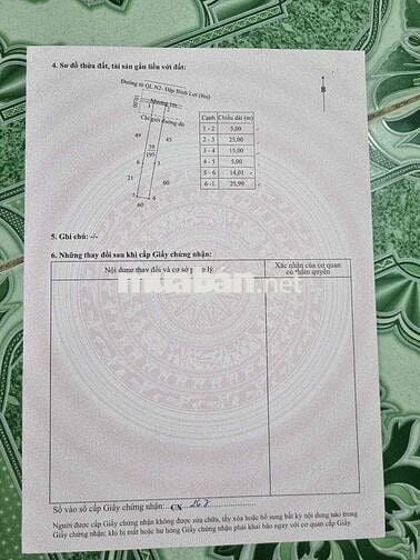 Chính chủ Bán đất thổ cư đường nhựa thông