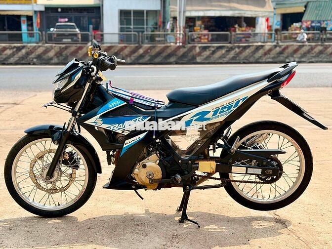 Suzuki Raider FI Đen, Xanh, Trắng