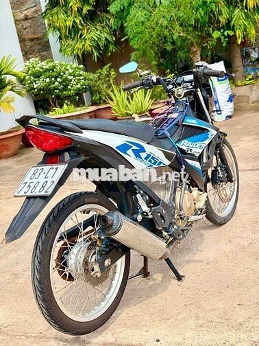 Suzuki Raider FI Đen, Xanh, Trắng