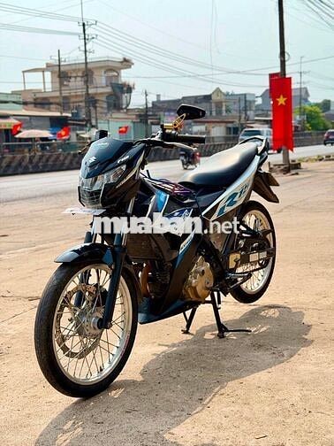 Suzuki Raider FI Đen, Xanh, Trắng