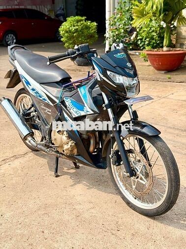 Suzuki Raider FI Đen, Xanh, Trắng