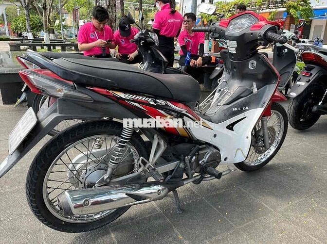 Honda Wave S Đỏ trắng Zin Êm