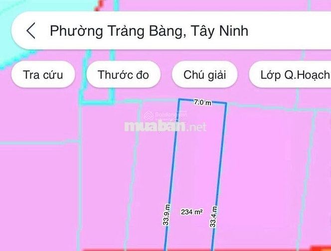Chủ gửi bán NHANH đất 234m² giá chỉ 690tr tại An Hoà Trảng Bàng.