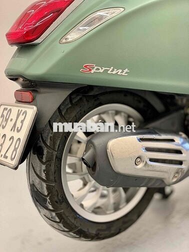 Vespa Sprint 125 ABS 2018 Xanh Nhám BSTP Xe Đẹp