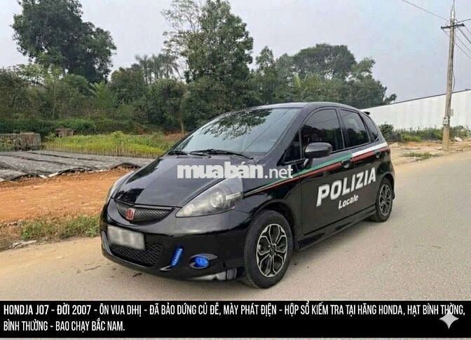 Honda Jazz 2007 Bản nhập Đen