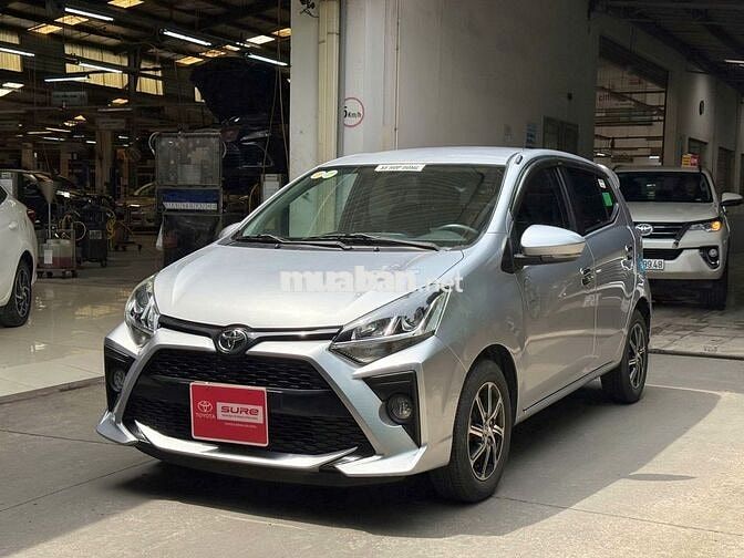5 Chỗ, Tự động - WIGO 1.2G AT 2021 Bạc - CÓ BANK