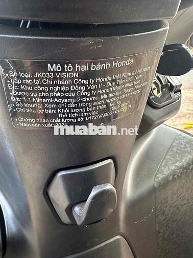 Honda Vision 2024 Đen 16000 km