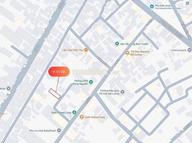Bán nhanh nền sát chợ Mỹ Luông