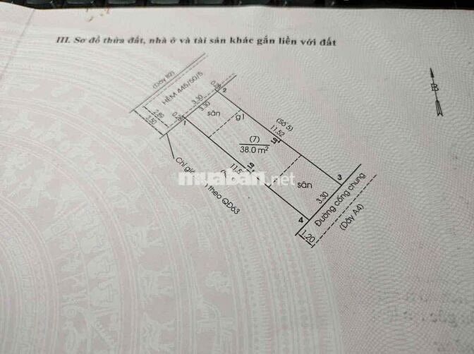 Bán nhà đất ngách 50/5, ngõ 445 Lạc Long Quân