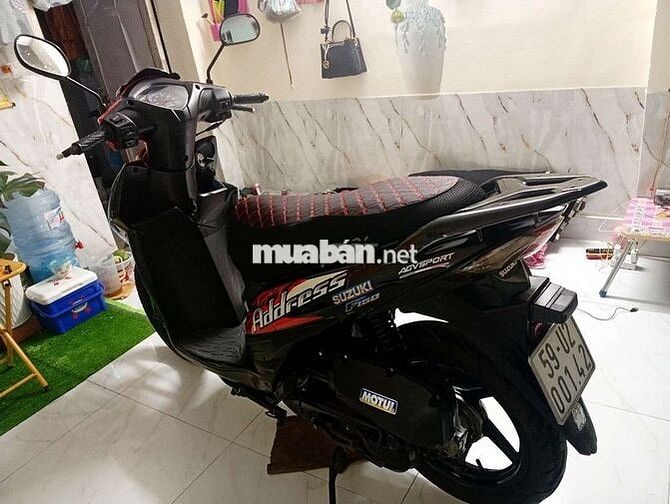 Suzuki Address FI 110c 2016 Đỏ Đen