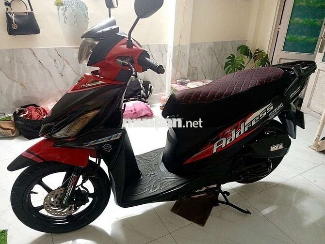 Suzuki Address FI 110c 2016 Đỏ Đen