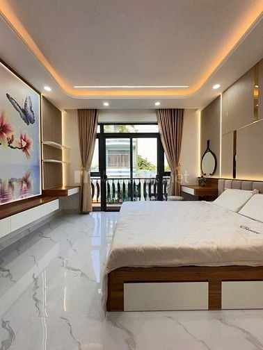 Nhà Full Nội Thất_ 1/ Hương Lộ 2: 4mx15m đúc 1 lửng 3 lầu, giá TL
