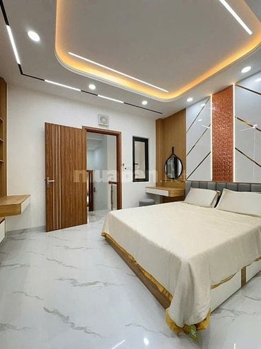 Nhà Full Nội Thất_ 1/ Hương Lộ 2: 4mx15m đúc 1 lửng 3 lầu, giá TL