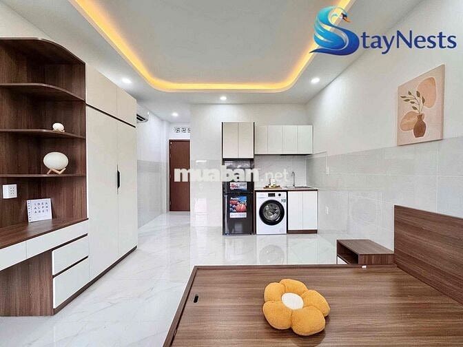 Cần cho thuê phòng ban công, máy giặt riêng, đầy đủ nội thất ngay Aeon