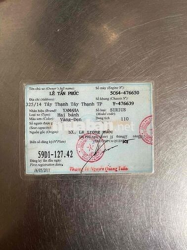 SIRIUS 2011 TPHCM CÓ HỖ TRỢ GÓP OĐ CÓ GL ĐỖI XE