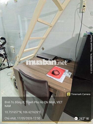 Nam SV ở ghép Bình Tân, 1.55tr/th, ở thử 02 tháng không lo mất cọc