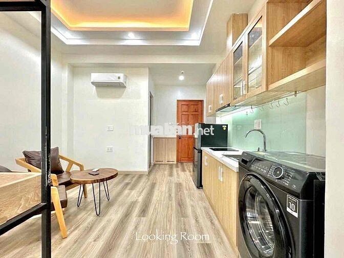 Cho thuê căn hộ tách bếp, máy giặt riêng, full NT ngay Bàu Cát, 7 Hiền