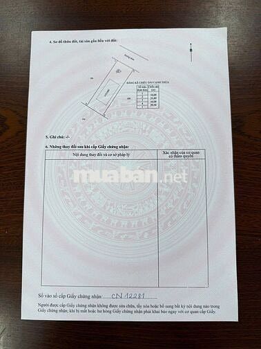 Bán gấp lô đất biệt thự vườn ngay chợ Phước Hải TP HCM, đã xây rào 