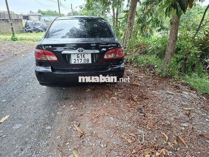 Toyota Altis 2005 Đen Bản đủ