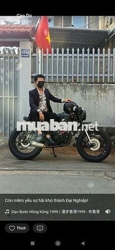 SYM Bonus Cafe Racer Đen
