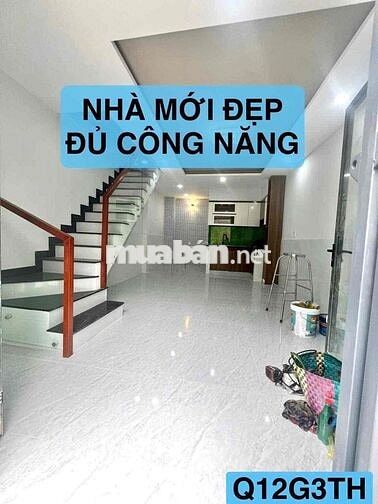 NHÀ 2 TẦNG DIỆN TÍCH 40M VUÔNG Q12 CHỈ HƠN 3.5 TỶ CÒN THƯƠNG LƯỢNG