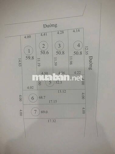 CẦN BÁN 7 LÔ F0 TẠI ĐẠI TỪ – ĐẠI ĐỒNG – VĂN LÂM – HƯNG YÊN
