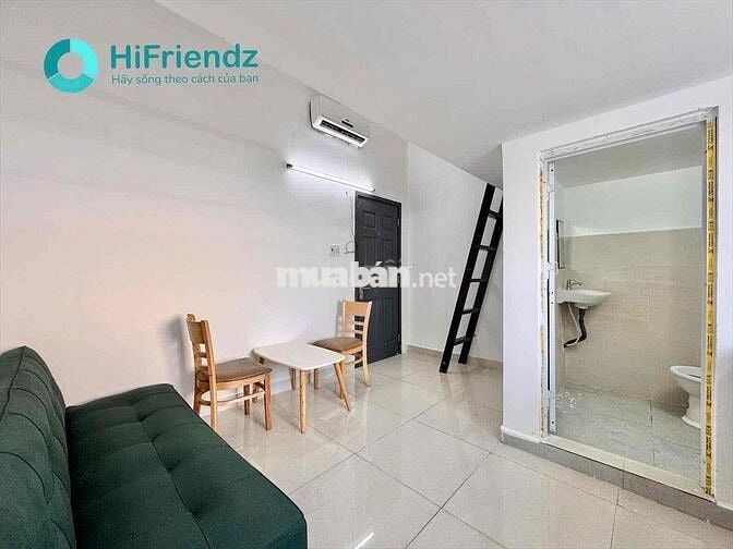 GÁC full nội thất - Ở 4người 4xe - Mặt Tiền Ngay Cầu Nguyễn Văn Cừ