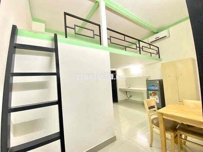 GÁC full nội thất - Ở 4người 4xe - Mặt Tiền Ngay Cầu Nguyễn Văn Cừ