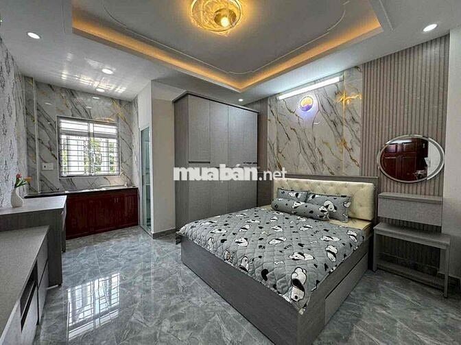 CHO THUÊ NHÀ MỚI XÂY FULL NỘI THẤT CÓ THANG MÁY