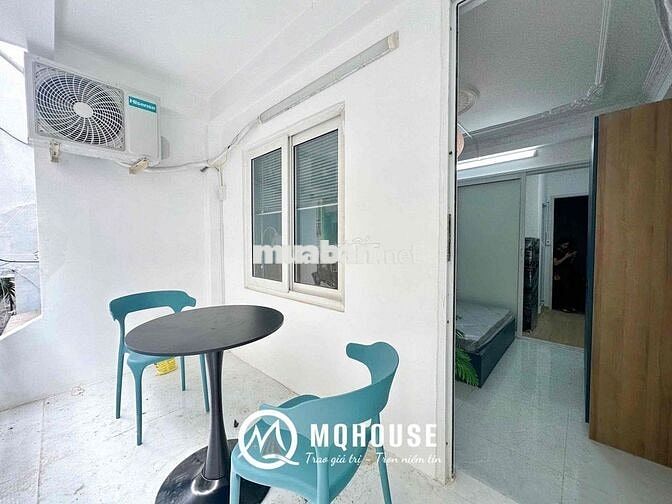 Căn hộ tách bếp balcon, Máy giặt Nguyễn Thiện Thuật Q3 gần chợ Bàn Cờ