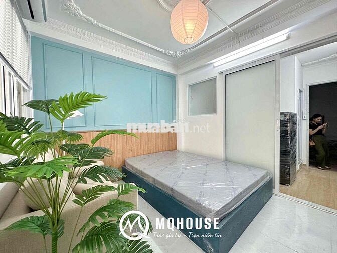 Căn hộ tách bếp balcon, Máy giặt Nguyễn Thiện Thuật Q3 gần chợ Bàn Cờ