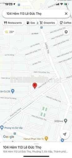 PHÒNG TRỌ GIÁ RẺ - HẺM 113 LÊ ĐỨC THỌ, P.17, GÒ VẤP