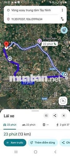 Đất sổ đỏ 3.000m2 Châu Thành, Tây Ninh