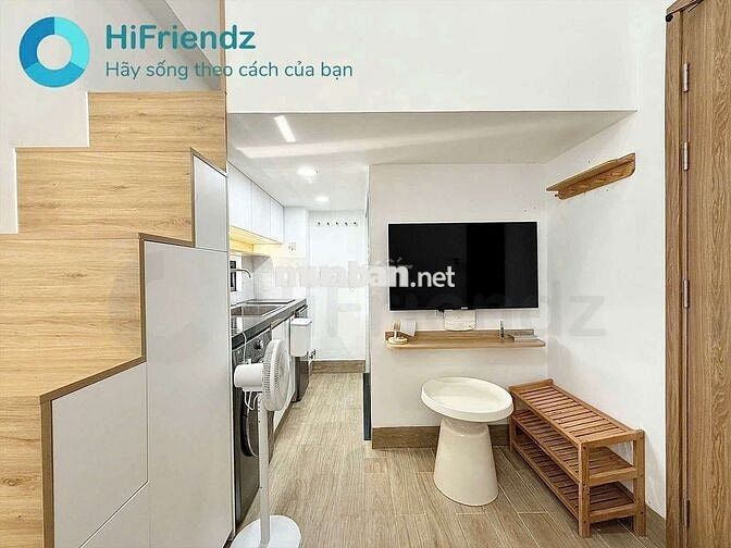 PHÒNG DUPLEX FULL NỘI THẤT CÓ THANG MÁY QUA HÀNG XANH CHỈ MẤT 5 PHÚT