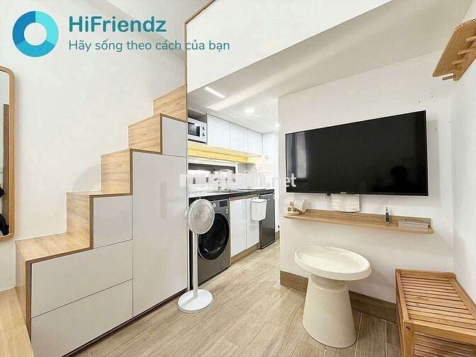 PHÒNG DUPLEX FULL NỘI THẤT CÓ THANG MÁY QUA HÀNG XANH CHỈ MẤT 5 PHÚT